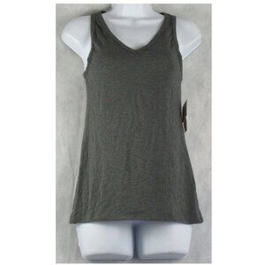 Alfani Women's Ultra Soft Modal Lounge Tank Top, Charcoal Heather Gray